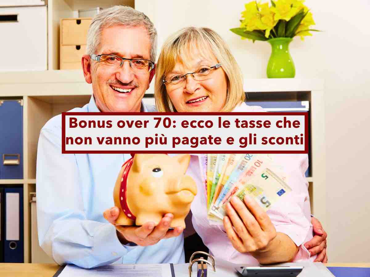 Bonus anziani, ecco le tasse che non vanno pi pagate, tutti gli sconti previsti, requisiti e procedure: guida completa