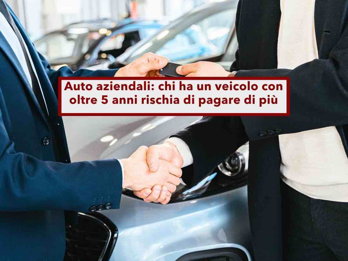 Auto aziendali, in arrivo il 50% di tasse in pi� se la tua ha superato i 5 anni: ecco la nuova stangata in busta paga