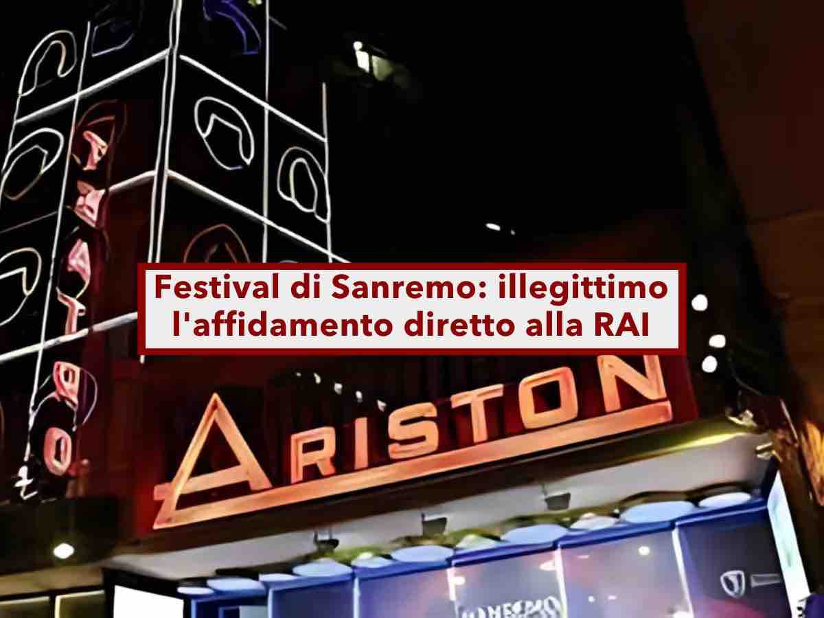 Festival di Sanremo 2026, potrebbe non essere pi trasmesso dalla RAI, necessaria una gara pubblica: Consiglio di Stato
