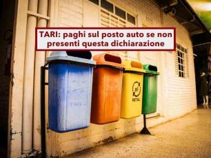 TARI, rischi di pagarla sul posto auto senza luce e acqua ma una dichiarazione pu� salvarti: nuova ordinanza