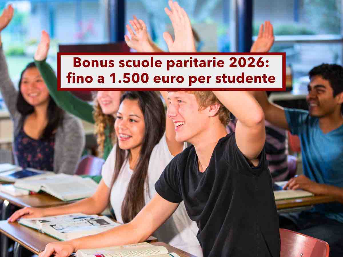 Bonus scuole private 2026, fino a 1.500 euro per studente: ecco i limiti ISEE, i requisiti e tutte le novit�