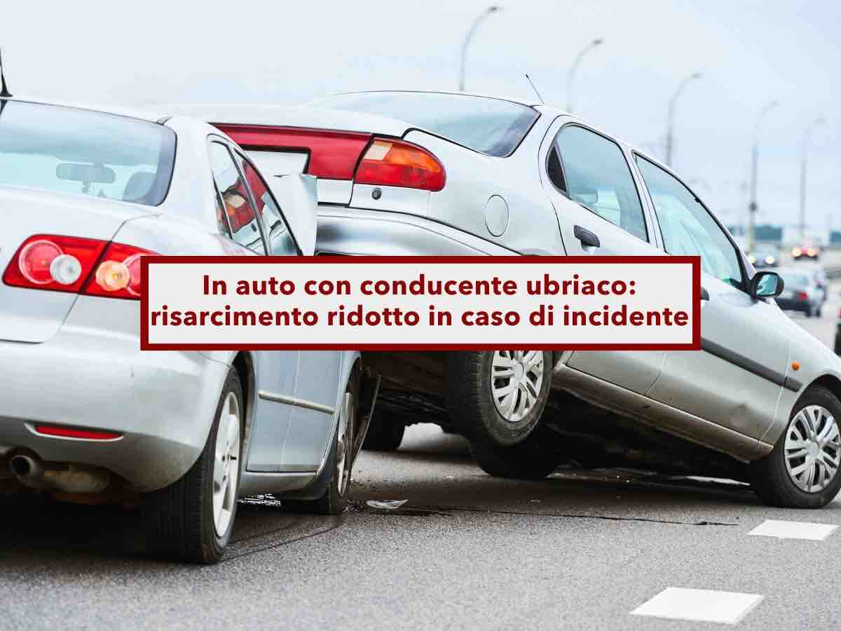 In auto con conducente ubriaco, ti spetta un risarcimento ridotto in caso di incidente, eri consapevole: nuova sentenza
