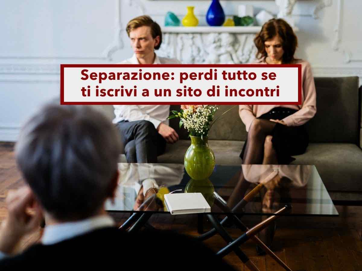 Separazione, perdi mantenimento ed eredit� se ti iscrivi a un sito di incontri addirittura senza tradire: la Cassazione