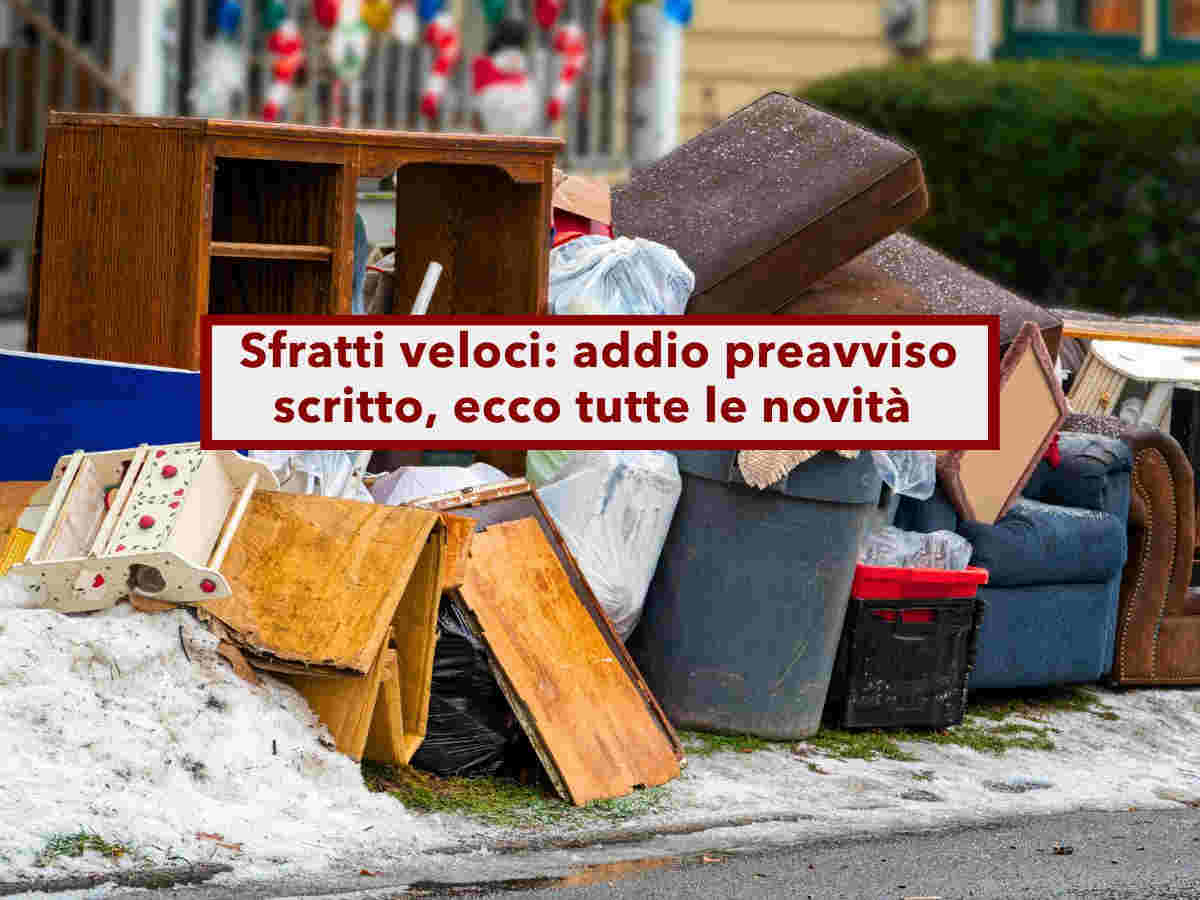 Sfratto in 10 giorni, in arrivo la nuova legge, procedure accelerate per sfratti e occupazioni abusive: tutte le novit