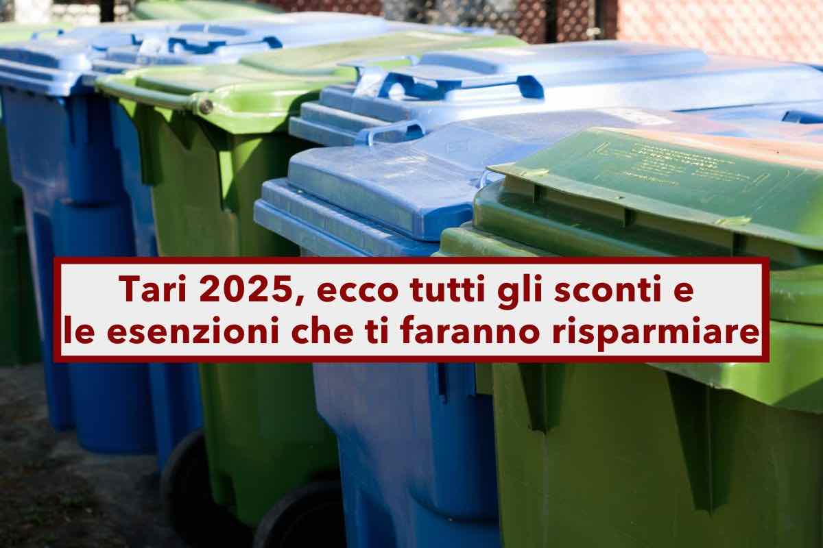 Tari 2025, ecco tutti gli sconti e le esenzioni che ti faranno risparmiare sulla tassa dei rifiuti: la guida rapida