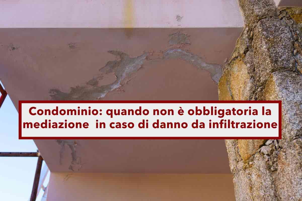 Condominio, per i danni da infiltrazioni non deve essere citato il condominio: ecco la nuova sentenza di Cassazione