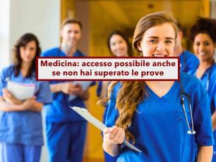 Medicina, cambia tutto, avrai accesso anche se non hai superato tutte le prove: ecco come funziona la nuova proposta