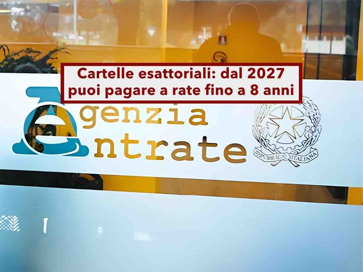 Agenzia delle Entrate, potrai pagare le cartelle esattoriali a rate in 8 anni, baster� solo una dichiarazione: ecco come