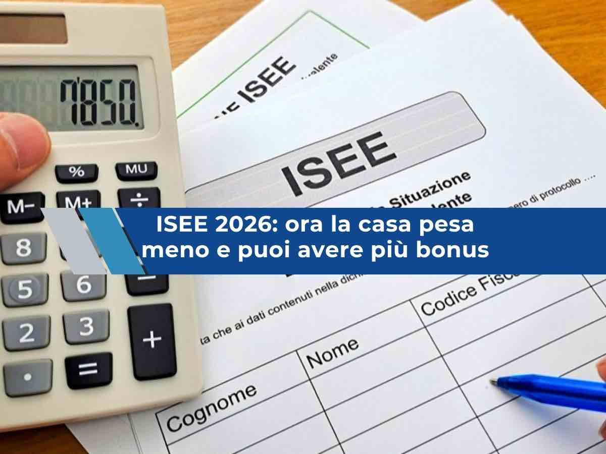 ISEE 2026, ora puoi riprenderti i bonus che perdevi per pochi euro solo perch� possiedi la casa in cui vivi: ecco quali