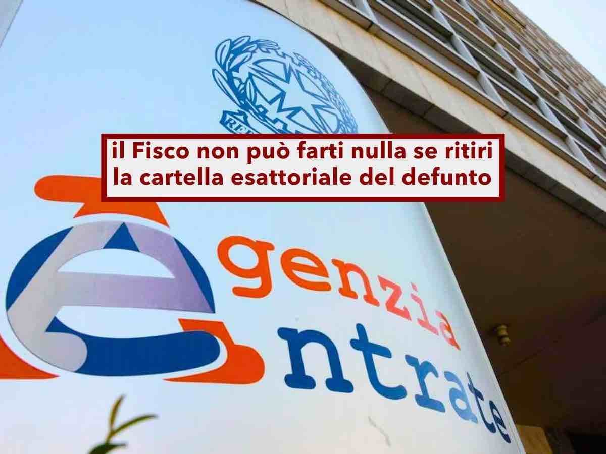 Successione, ora puoi non pagare le cartelle esattoriali del defunto, esiste un modo legale per farlo: nuova ordinanza