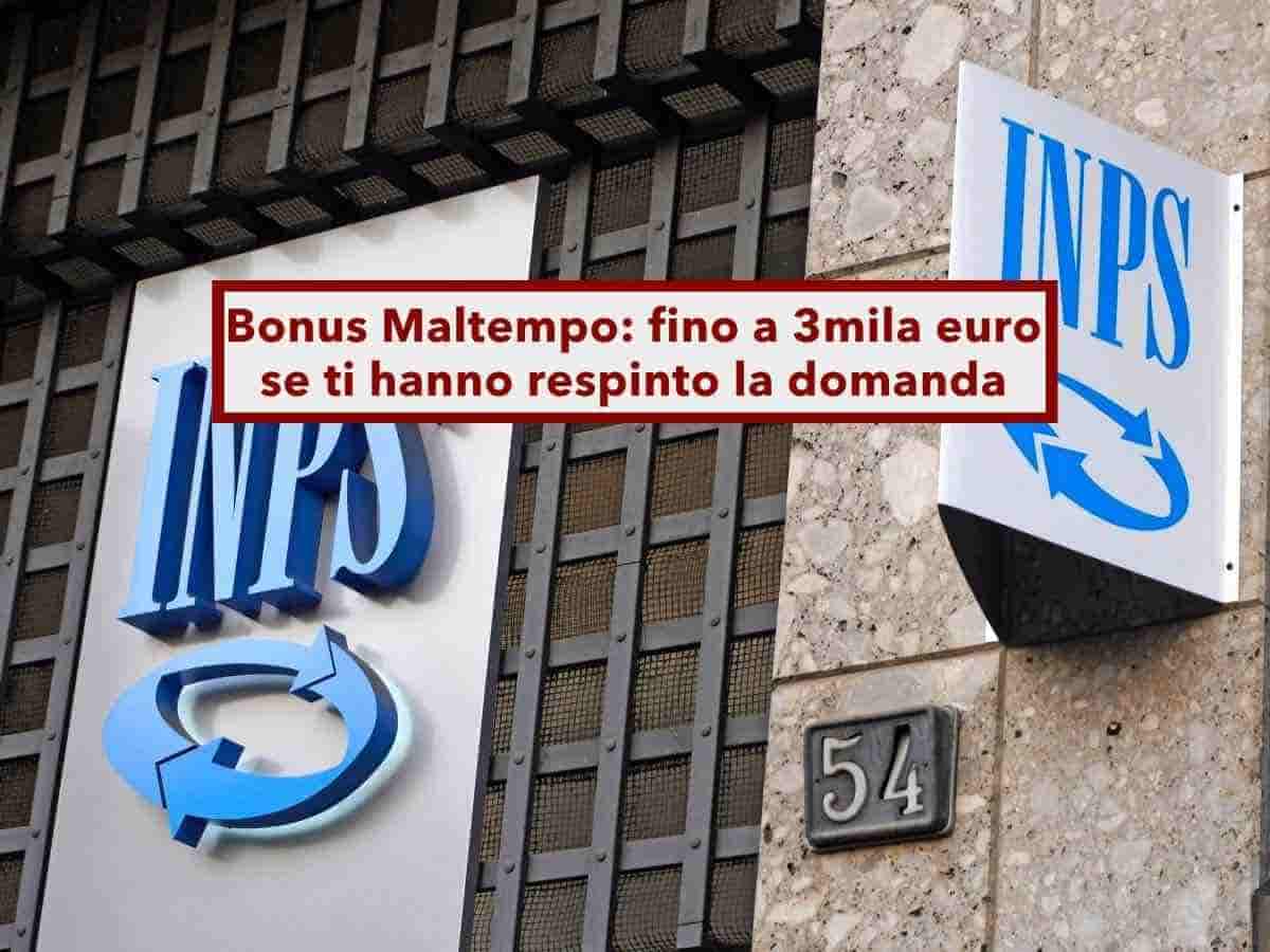Bonus Maltempo 2026, da oggi puoi ottenere fino a 3.000 euro, anche se ti avevano negato l'indennit�: novit� INPS