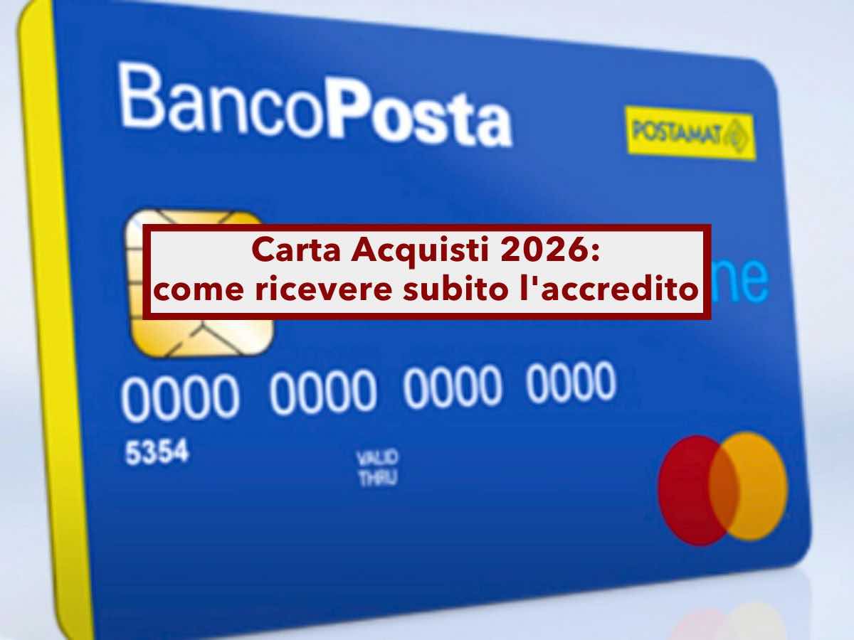 Carta Acquisti 2026, in arrivo 480 euro, ecco come ricevere subito l'accredito, i nuovi limiti ISEE e i requisiti: guida