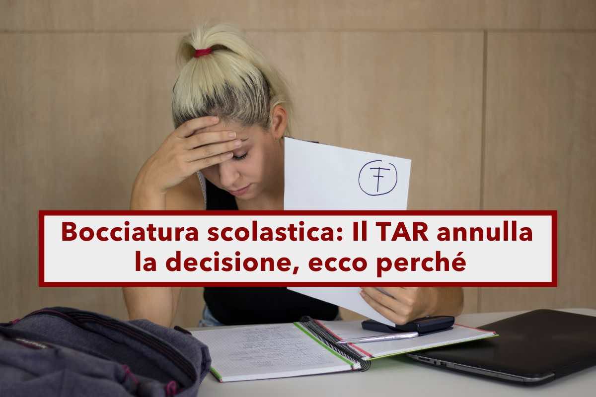 Bocciatura scolastica, per essere valida servono motivazioni rafforzate, TAR Veneto annulla la bocciatura: nuova sentenza