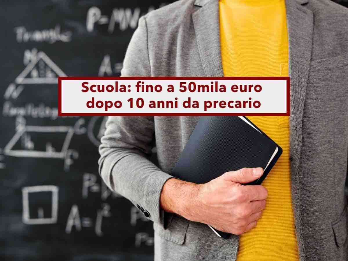 Scuola, puoi recuperare fino a 50mila euro per gli anni da precario, ma ogni anno che passa perdi una parte: cosa fare