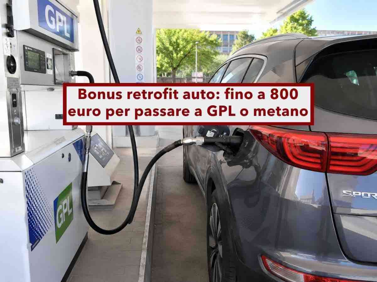 Bonus auto, da oggi ti spettano fino a 800 euro se passi la tua macchina a GPL o metano: ecco come fare e requisiti