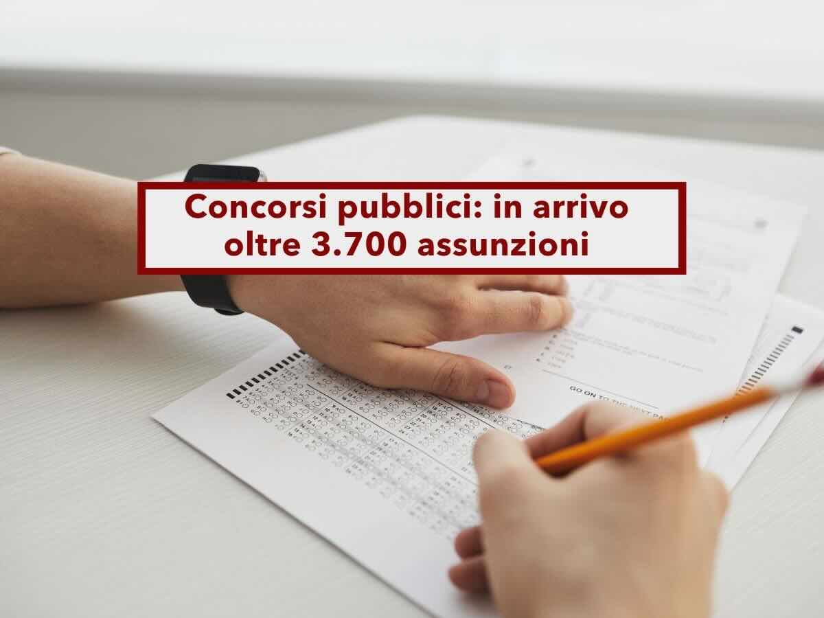Concorsi pubblici, in arrivo oltre 3.700 assunzioni nell'Agenzia Entrate, vari Ministeri e INPS: ecco dove e come