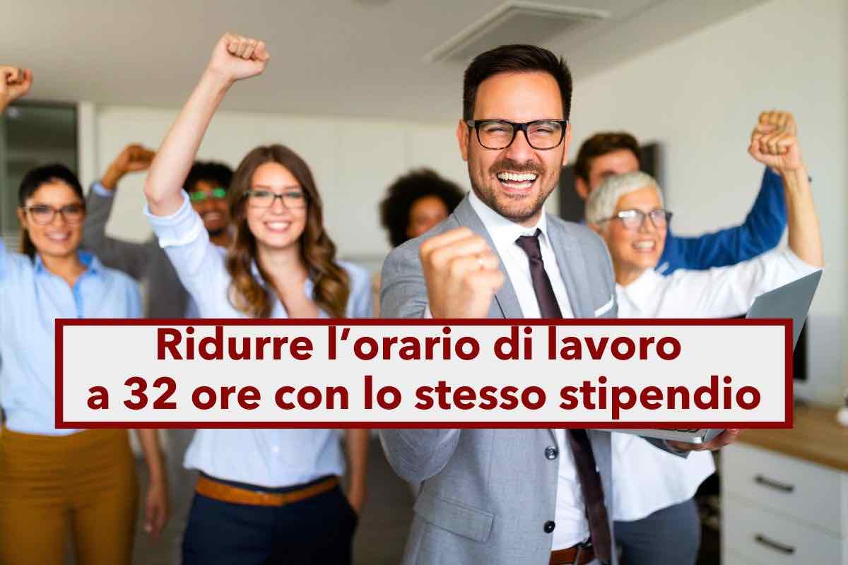 Riduzione orario di lavoro a 32 ore, stesso stipendio e un giorno libero in pi: la proposta di legge in discussione