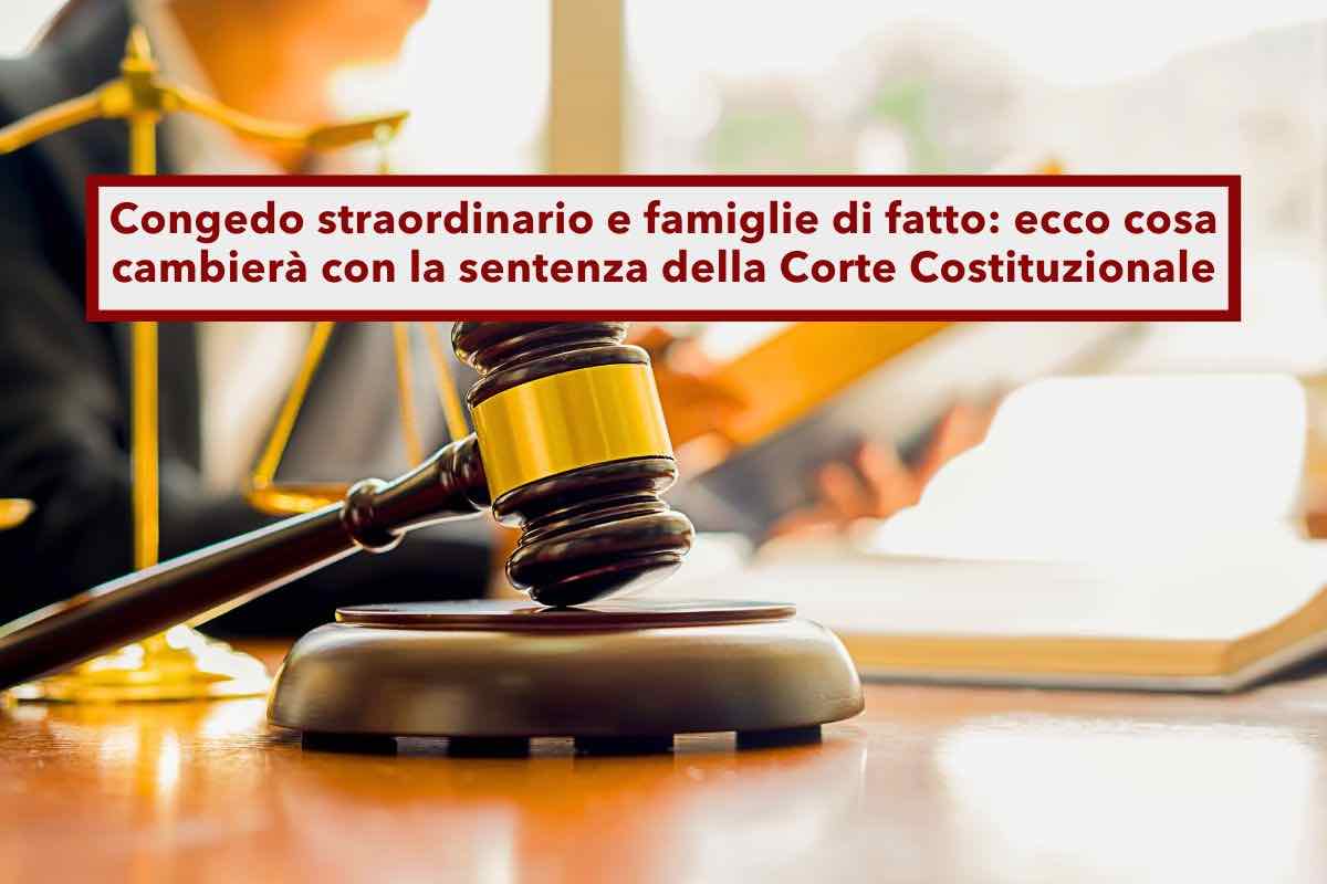 Congedo straordinario, assistenza anche ai conviventi di fatto disabili: la Corte Costituzionale potrebbe cambiare tutto