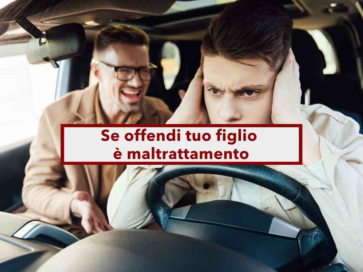 Genitore, se insulti tuo figlio commetti maltrattamenti in famiglia, al pari della violenza fisica: nuova sentenza