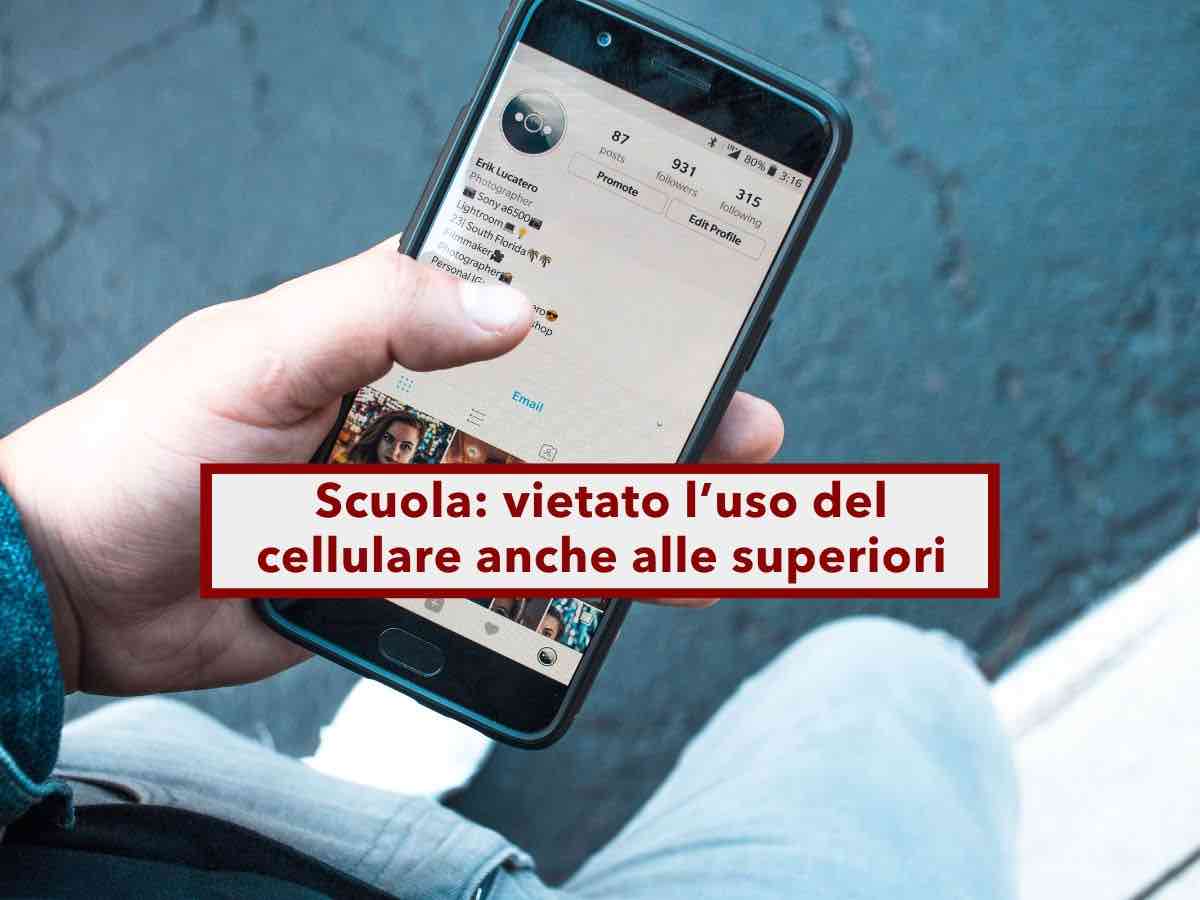 Scuola, vietato il cellulare anche alle superiori, nuova circolare Ministero dell'Istruzione: ecco sanzioni ed eccezioni