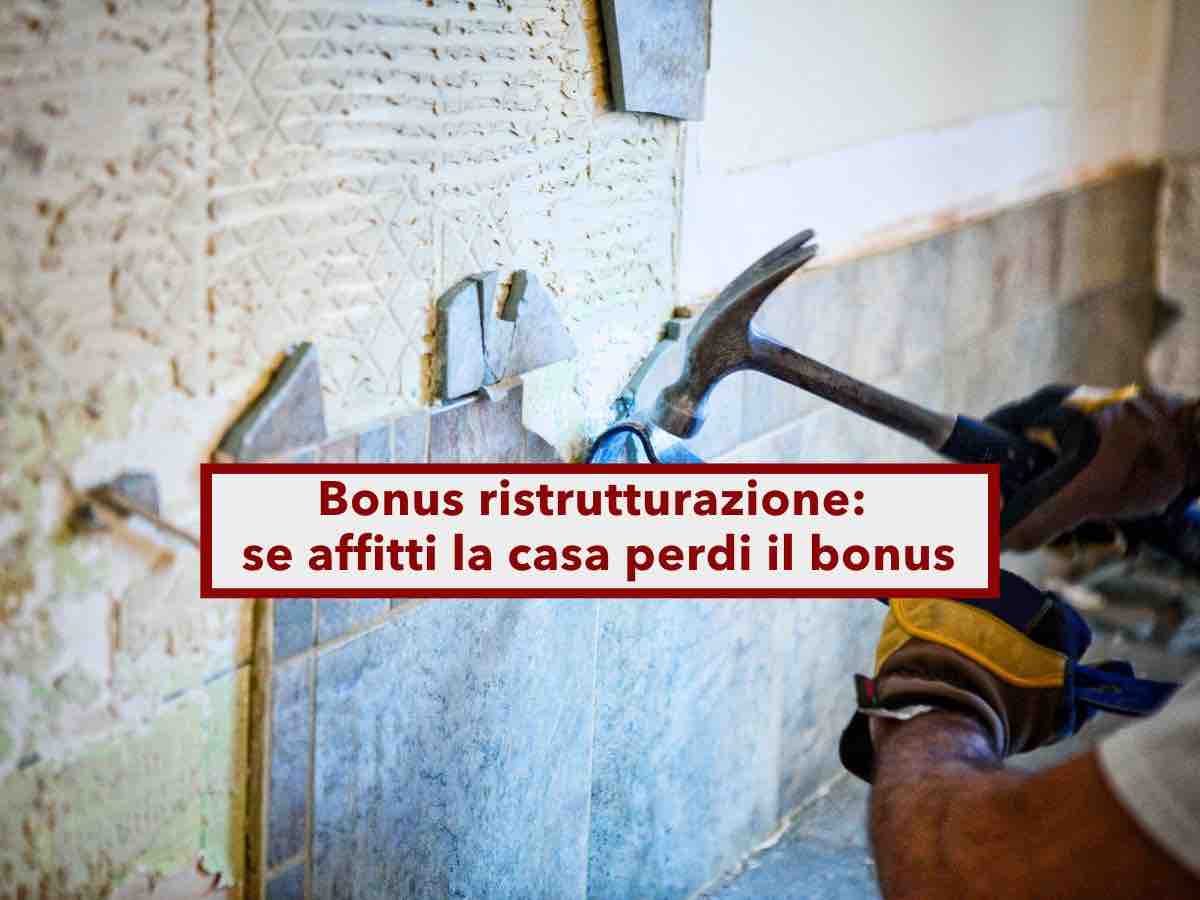 Bonus ristrutturazione, se erediti un immobile e lo affitti perdi il bonus, ecco perch: sentenza della Cassazione