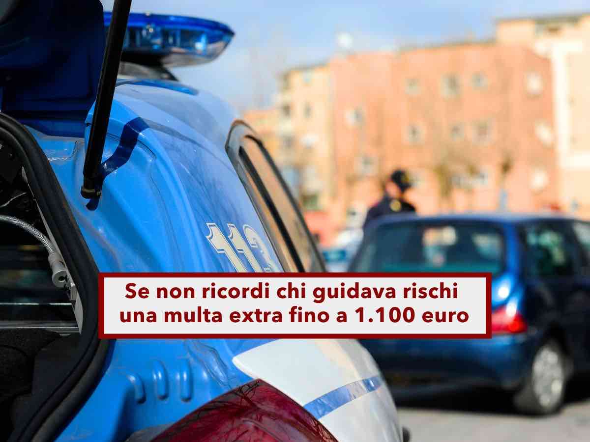 Multe stradali, se non ricordi chi guidava rischi fino a 1.100 euro, se motivi la dimenticanza ti salvi: nuova sentenza
