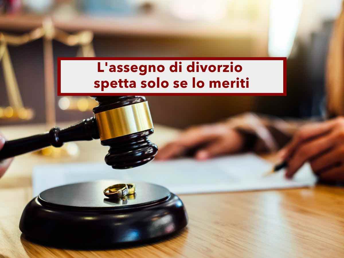 Assegno di divorzio, da oggi non � pi� automatico e non � una redita fissa, non basta guadagnare meno: nuova sentenza
