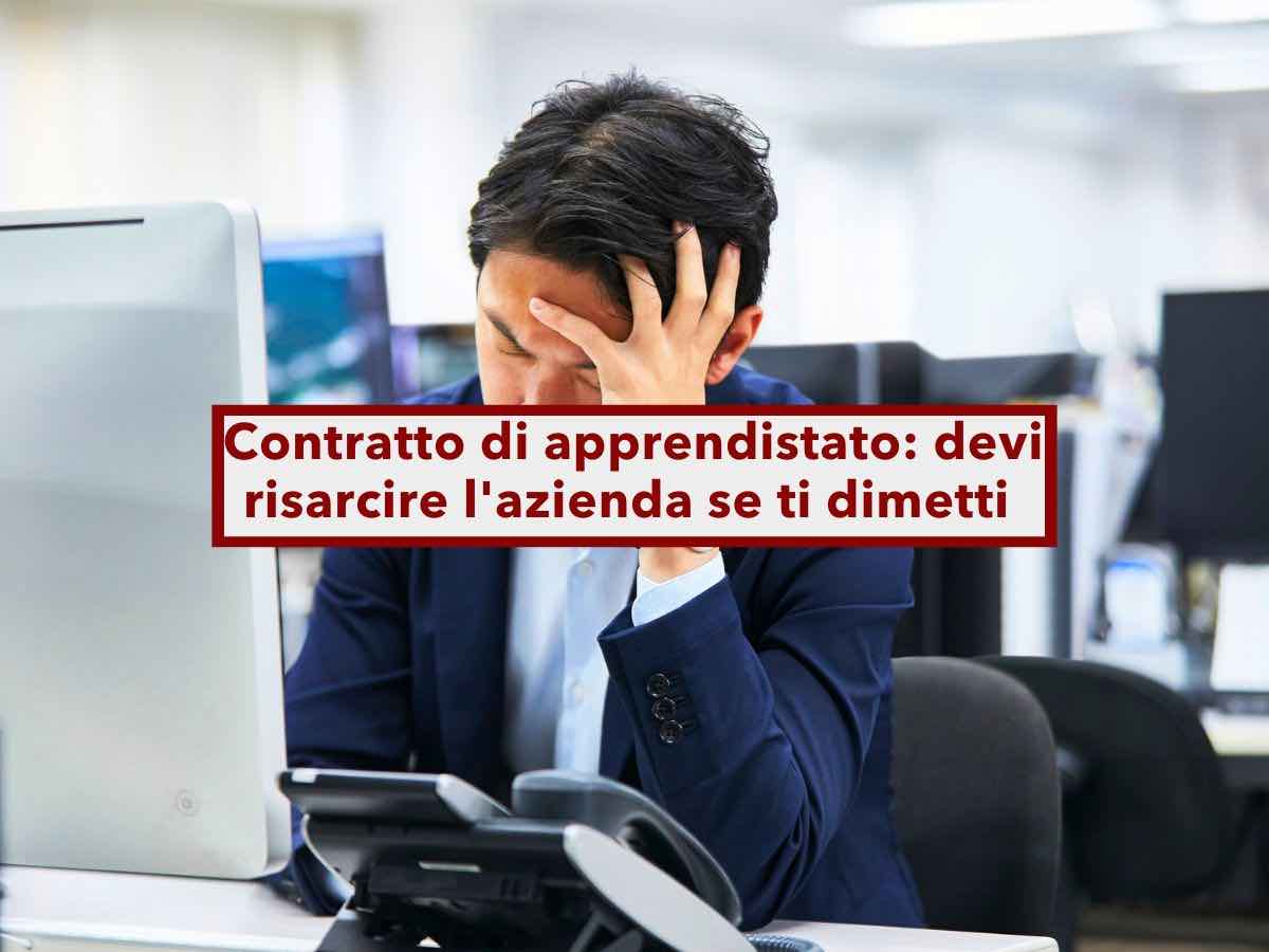 Lavoratore, devi risarcire l'azienda se ti dimetti troppo presto: nuova sentenza