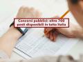 Concorsi pubblici giugno 2026, centinaia di posti a tempo indeterminato in tutta Italia, anche col diploma: ecco quali