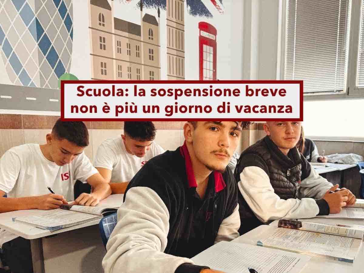 Scuola, da oggi la sospensione di tuo figlio non sar� pi� una vacanza e col 5 in condotta verr� bocciato: ecco le novit�