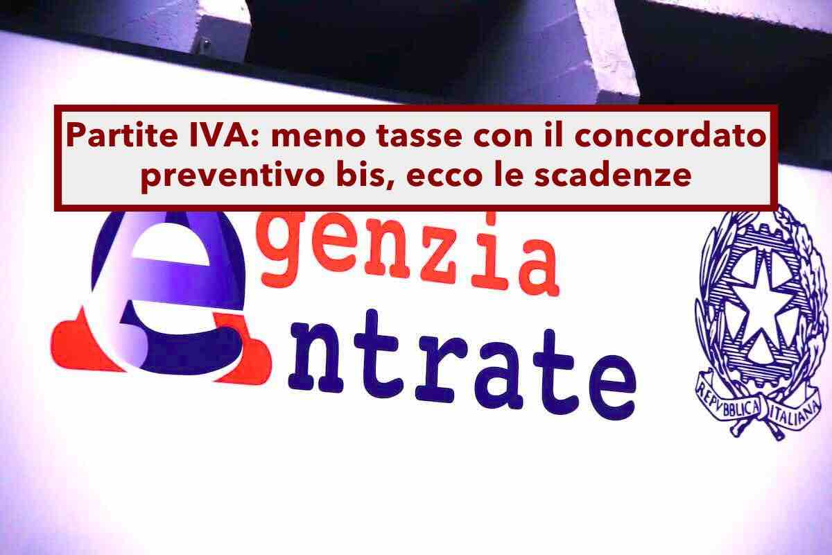 Partite IVA, meno tasse con il concordato preventivo bis in arrivo: riapertura dei termini fino al 10 dicembre 2024