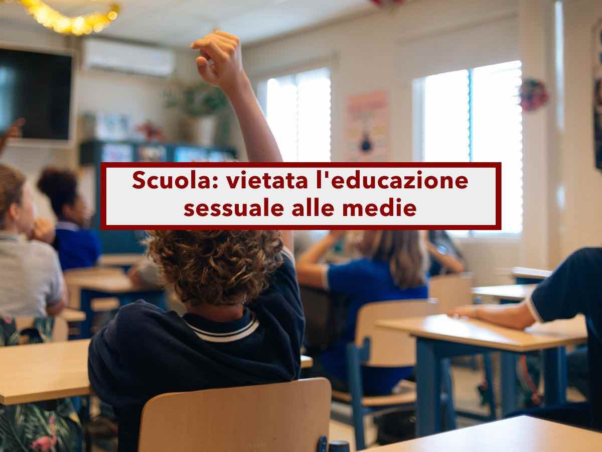 Scuola, vietata l'educazione sessuale alle medie, si far alle superiori con il consenso dei genitori: nuova proposta