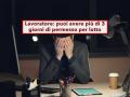Lavoratore, puoi avere pi� di 3 giorni di permesso per lutto all'anno: ecco in quali casi e come richiederli